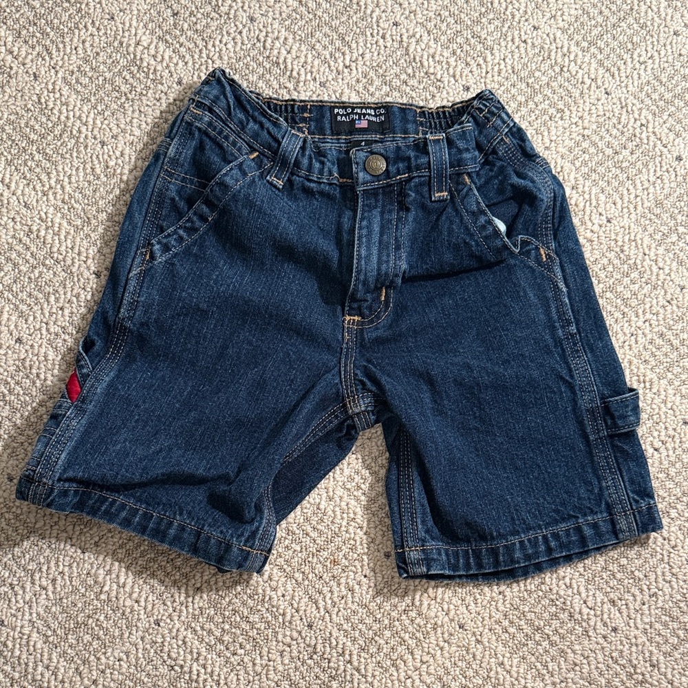 Polo by Ralph Lauren Kids' Dark Blue Denim Shorts